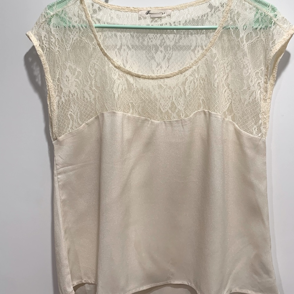 Beautiful white and lace top